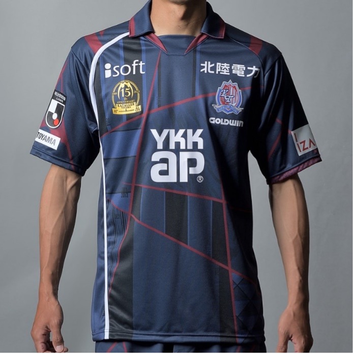 Jリーグカターレ富山　2019ユニフォーム　Lサイズ　10番新井瑞希選手